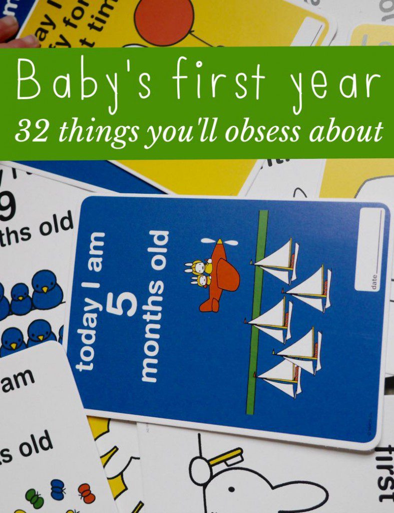Your baby's first year - 32 things you'll obsess about from milestones to feeding and development