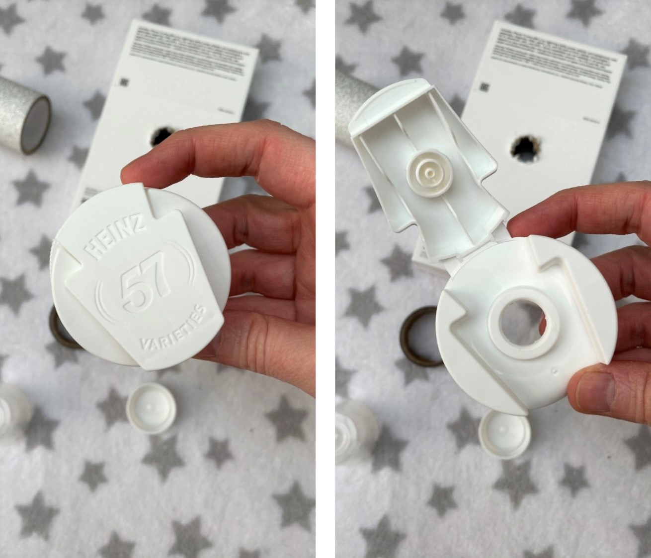 How to make a cardboard box camera - lid for the lens