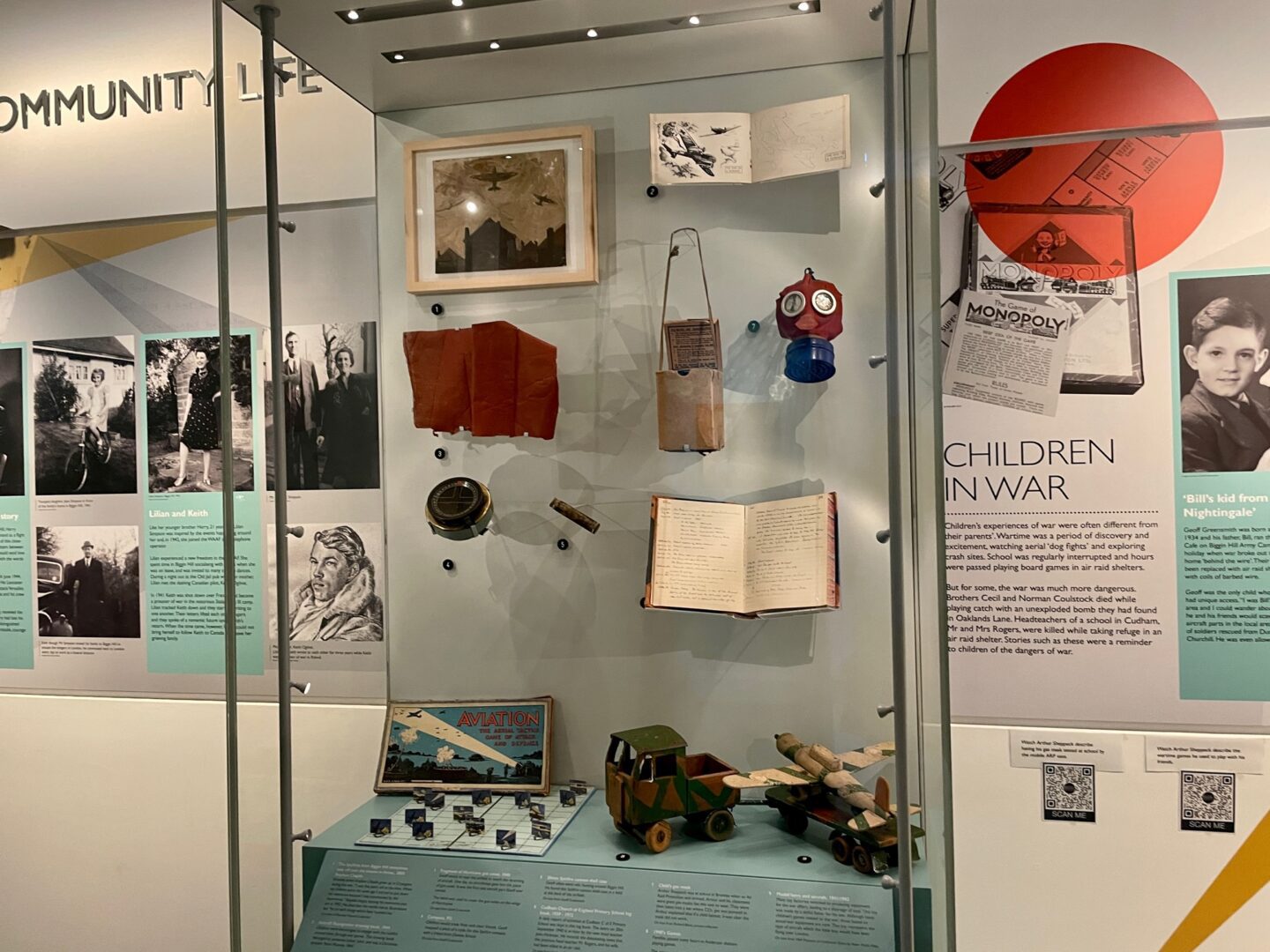 Children in the war at Biggin Hill Memorial Museum