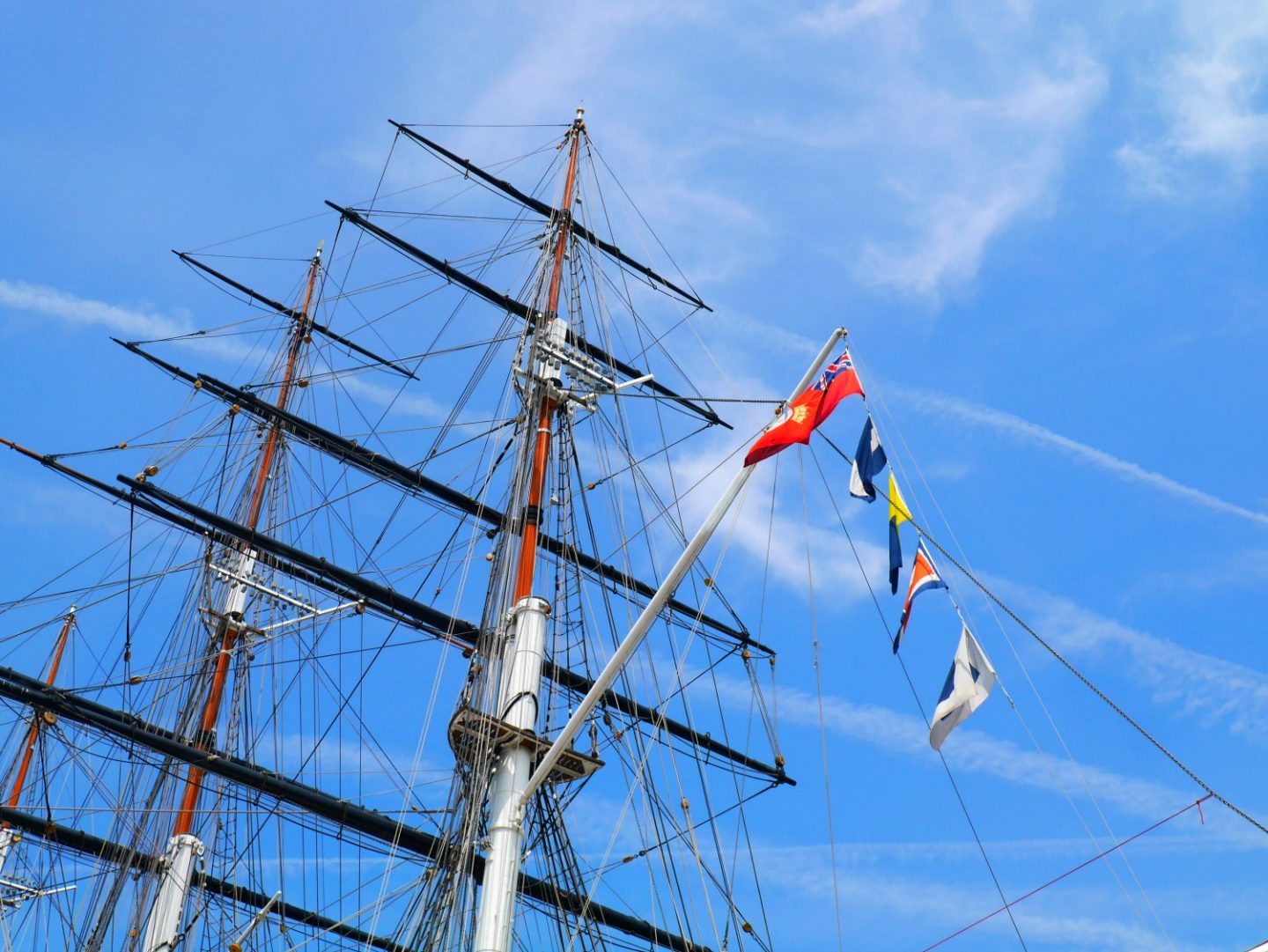 Cutty Sark review - top deck of the ship