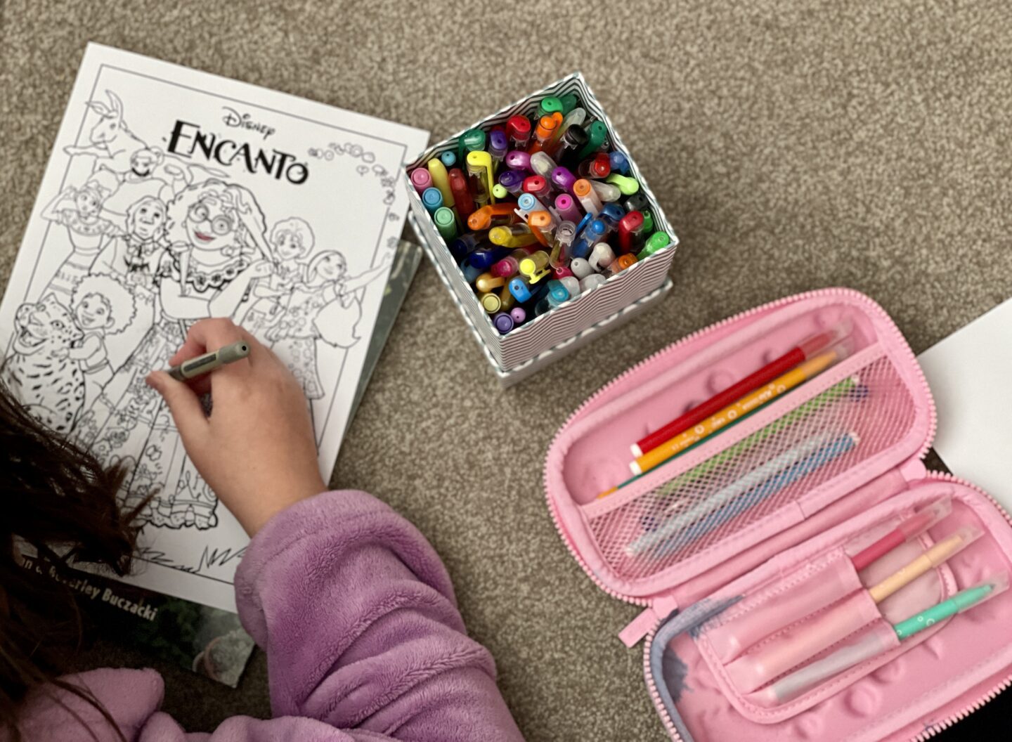 Encanto colouring sheets and covid 19