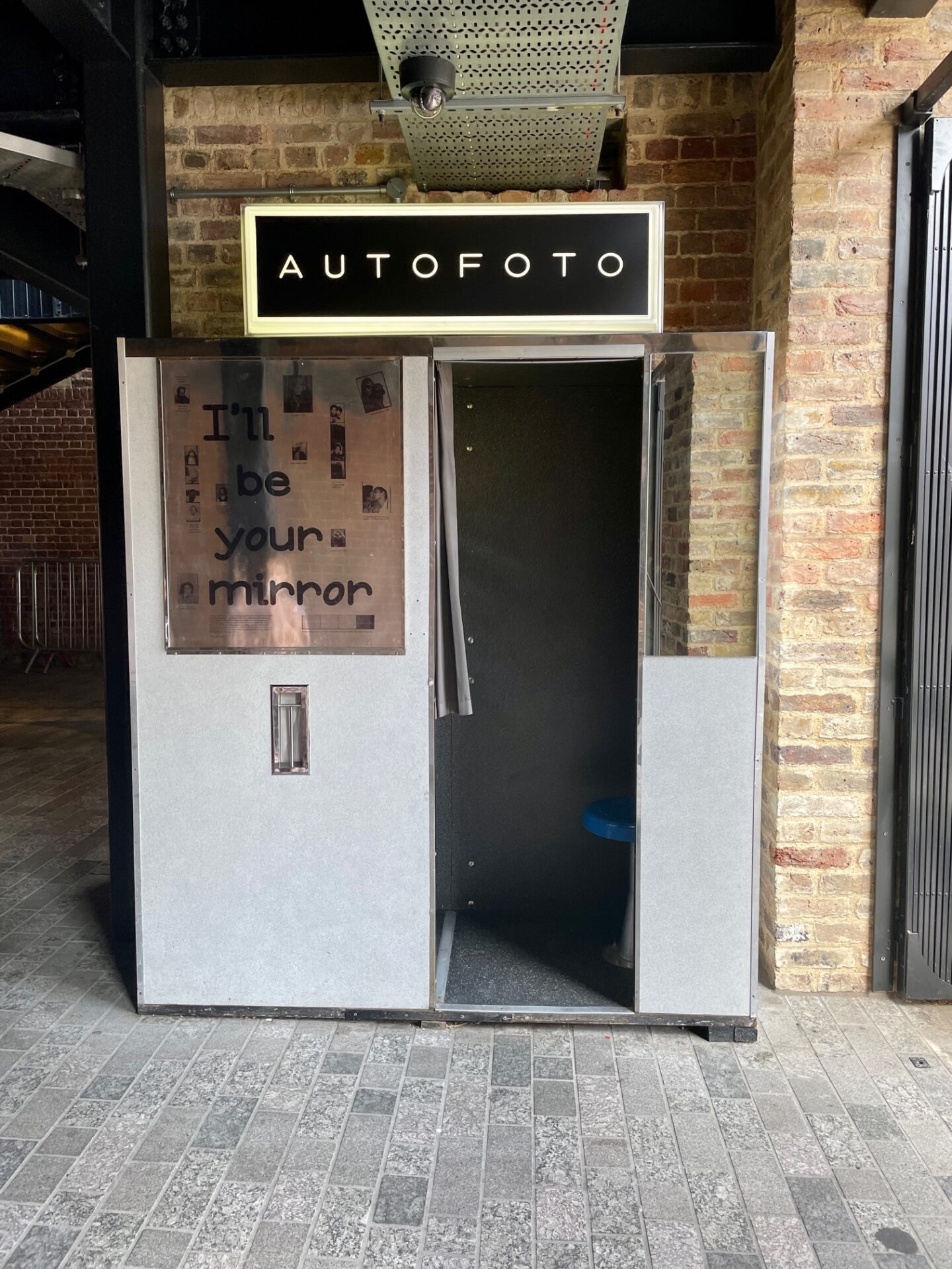 Find the photo booth at Coal Drops Yard