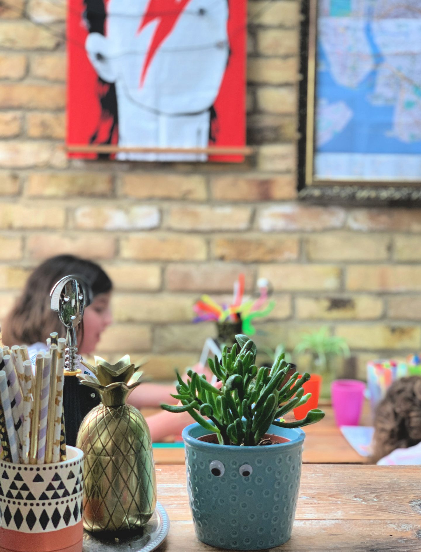 Home school in lockdown - at the kitchen table