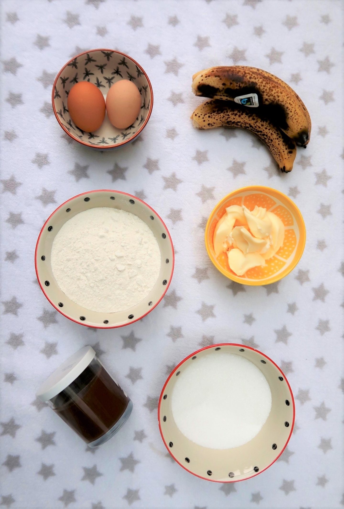 How to make easy banana brad with chocolate spread - great recipe for children 