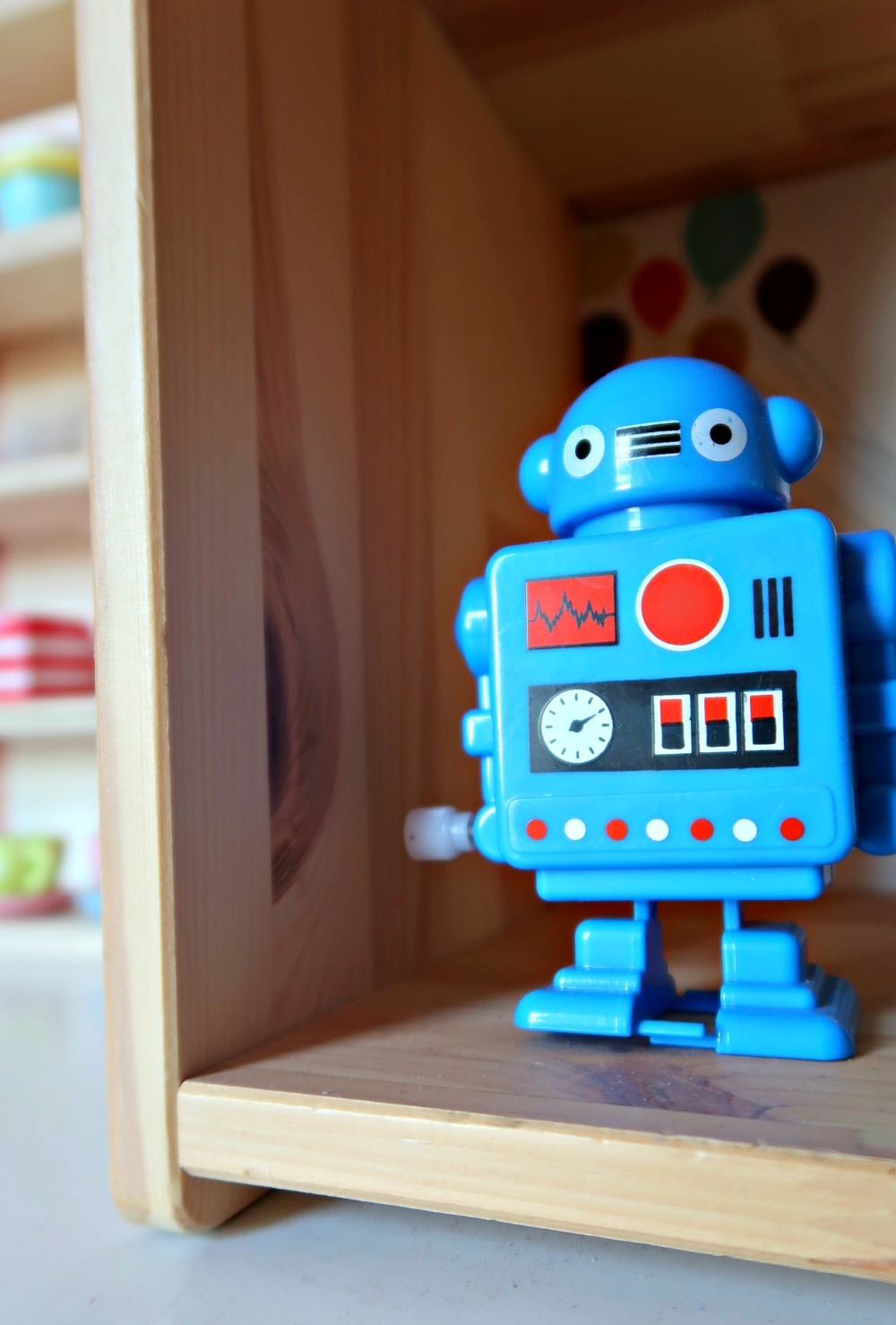 IKEA toy storage and robot