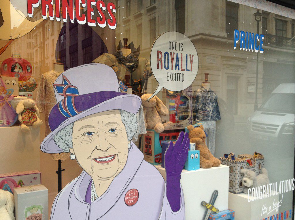 Liberty's Royal Baby window