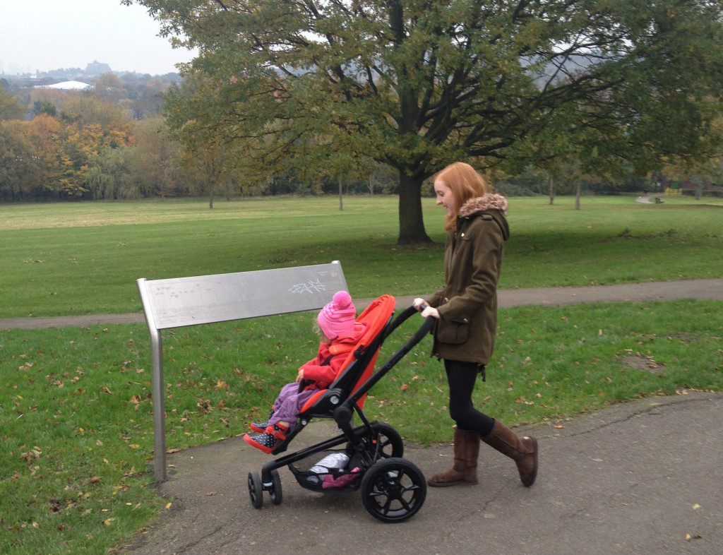 Quinny Mood pushchair from the side