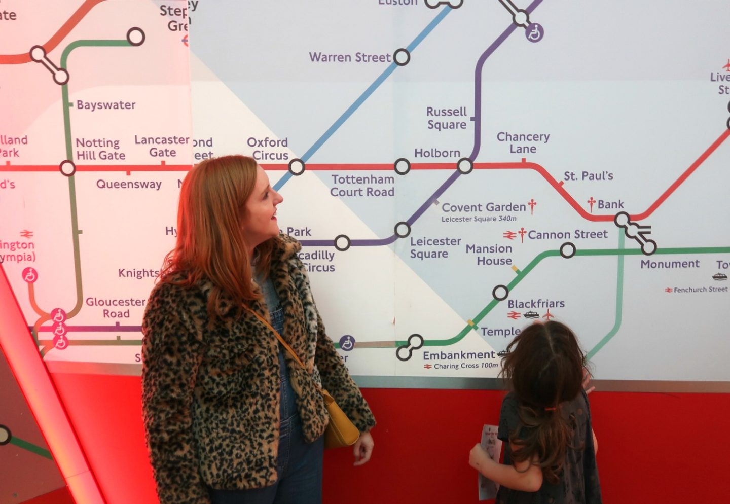 London Transport Museum - giant tube map, the best London museums for kids 