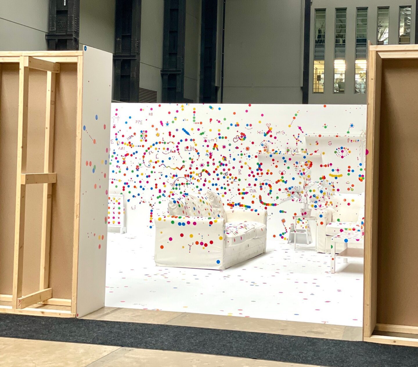 The Obliteration Room art exhibition at Tate Modern