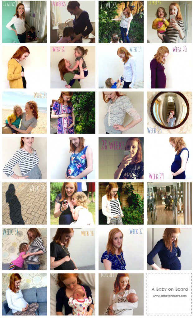 Weekly pregnancy updates - weekly bump shot photos during pregnancy
