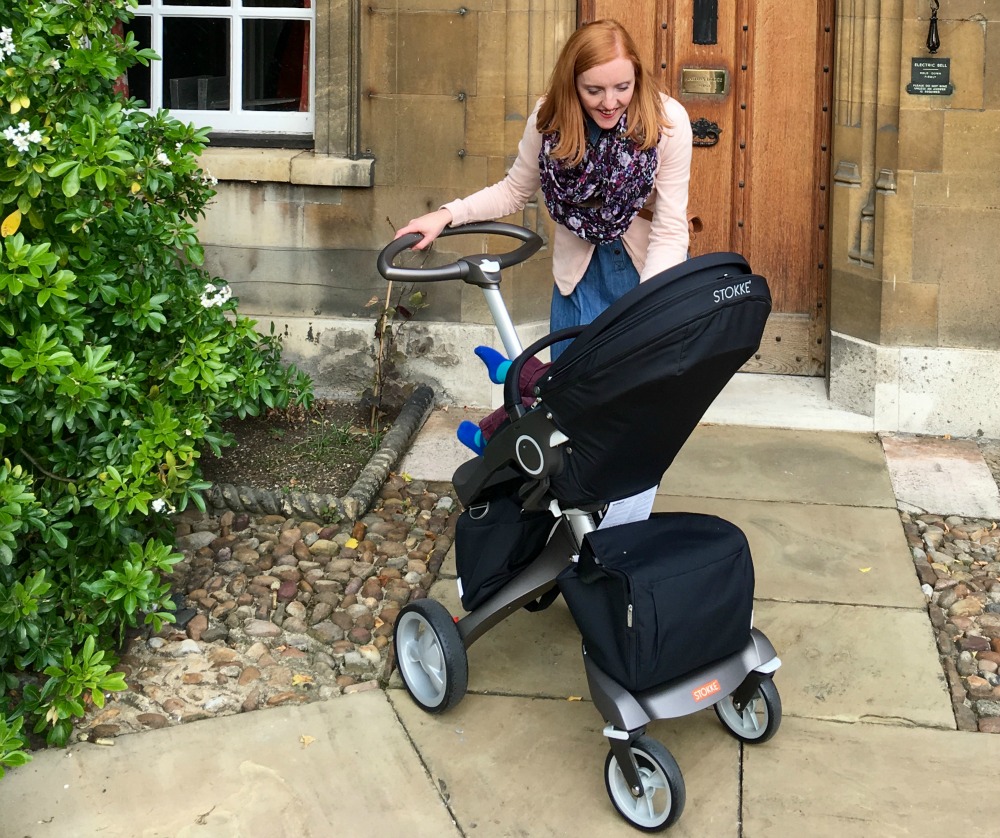 Taking the Stokke Xplory buggy to cambridge