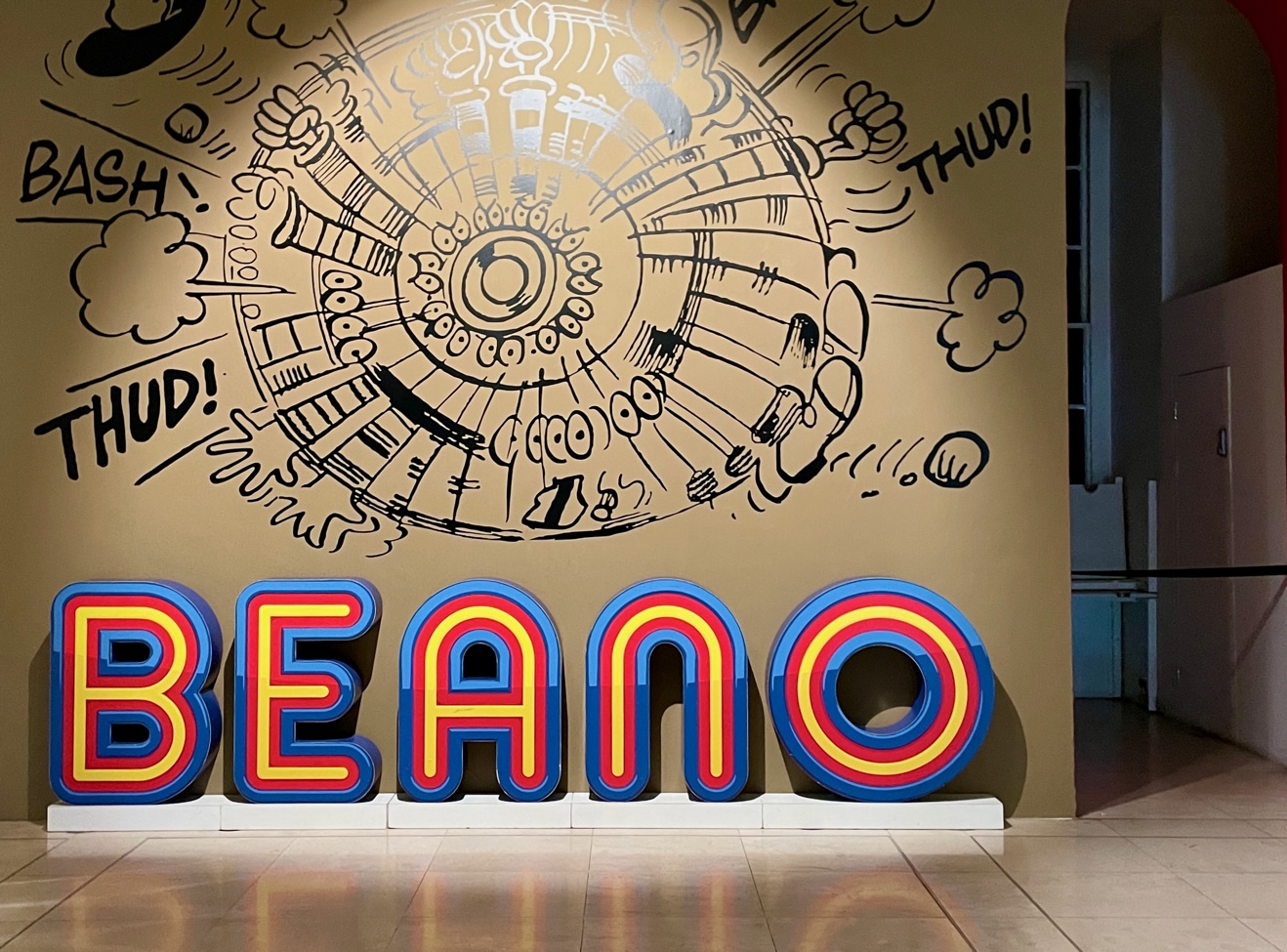 The Beano exhibition at Somerset House