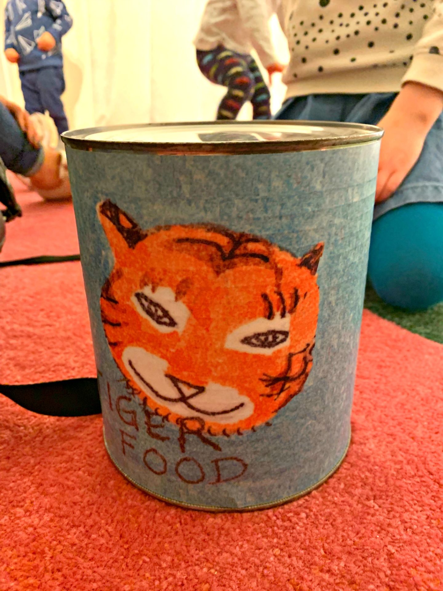 tiger food at the Discover Children's Story Centre