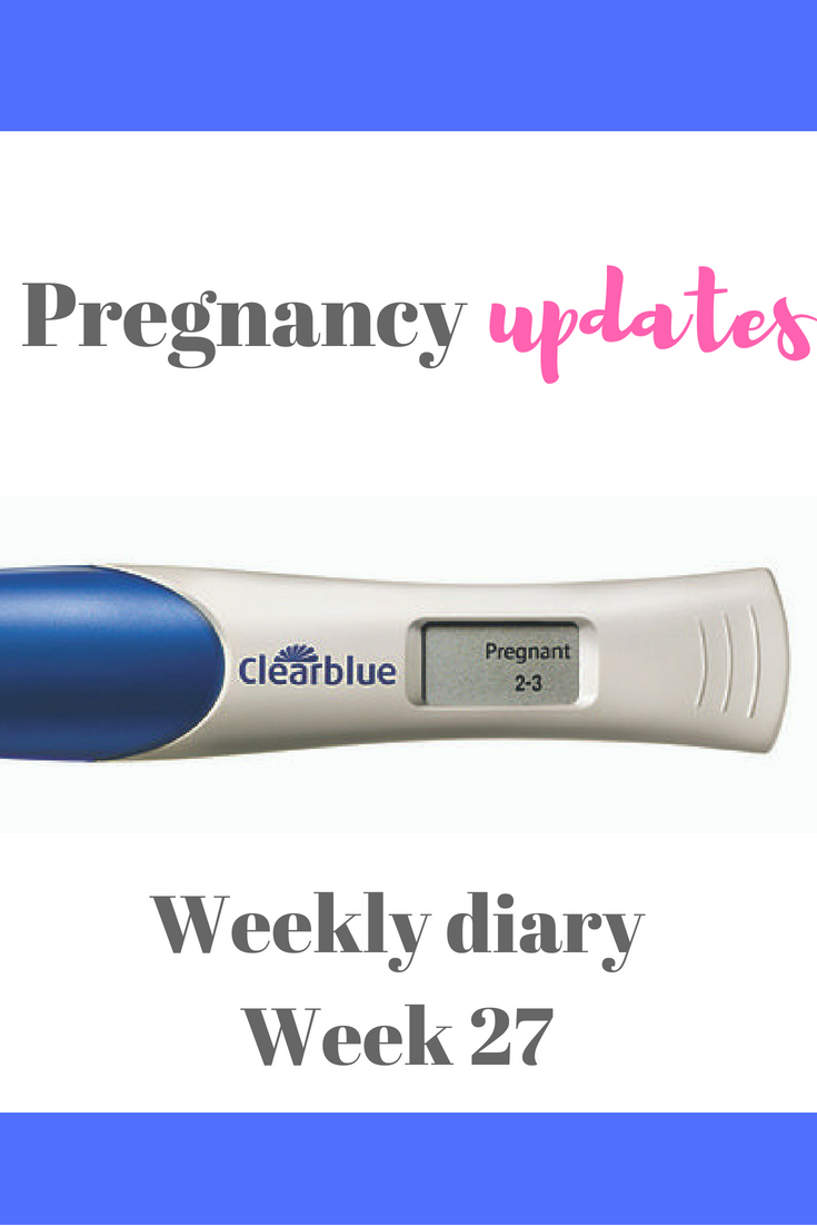 A pregnancy update at 27 weeks pregnant - signs, symptoms and cravings (there was one main one this week!) Read this is you're #pregnant #TTC #secondtrimester