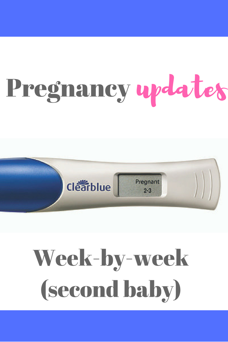 Weekly pregnancy updates week by week from first trimester to second trimester and third trimester - what to expect when having a second baby and pregnancy with a toddler